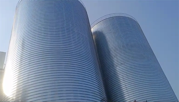 珠海2座混凝土高架卷板仓